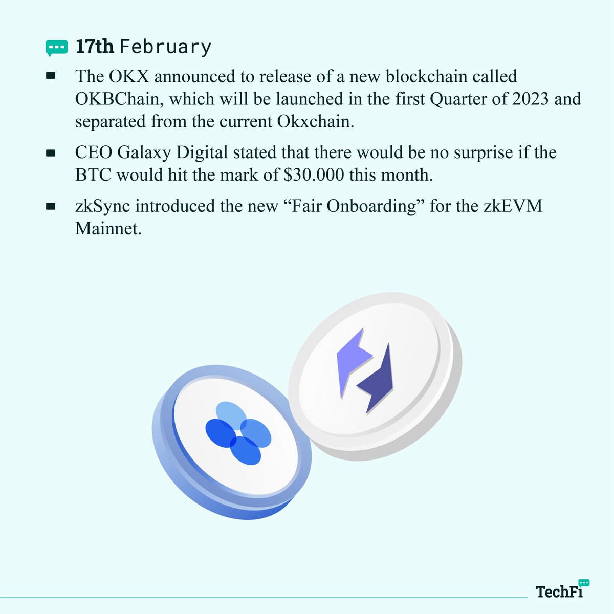 Techfi_Info's tweet image. 📌 During the third week of February 2023, there has been much tech and market news about the crypto industry.

For example, news from Paxos and Binance:

📍 Let’s keep up-to-date with the latest news with TechFi in this week’s Tech News!

#techfi #blockchain #crypto #news