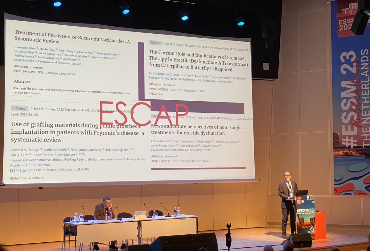 Celeste Manfredi (@ManfrediCeleste) on Twitter photo 2023-02-17 10:23:29 Happy to be at #ESSM23 in #Rotterdam and see my name screened twice during the inauguration ceremony for my activity as @jsexmed peer-reviewer and as lead author of an #ESCAP article. Already excited about my lecture on #penilecancer tomorrow! Happy to be at #ESSM23 in #Rotterdam and see my name screened twice during the inauguration ceremony for my activity as @jsexmed peer-reviewer and as lead author of an #ESCAP article. Already excited about my lecture on #penilecancer tomorrow!