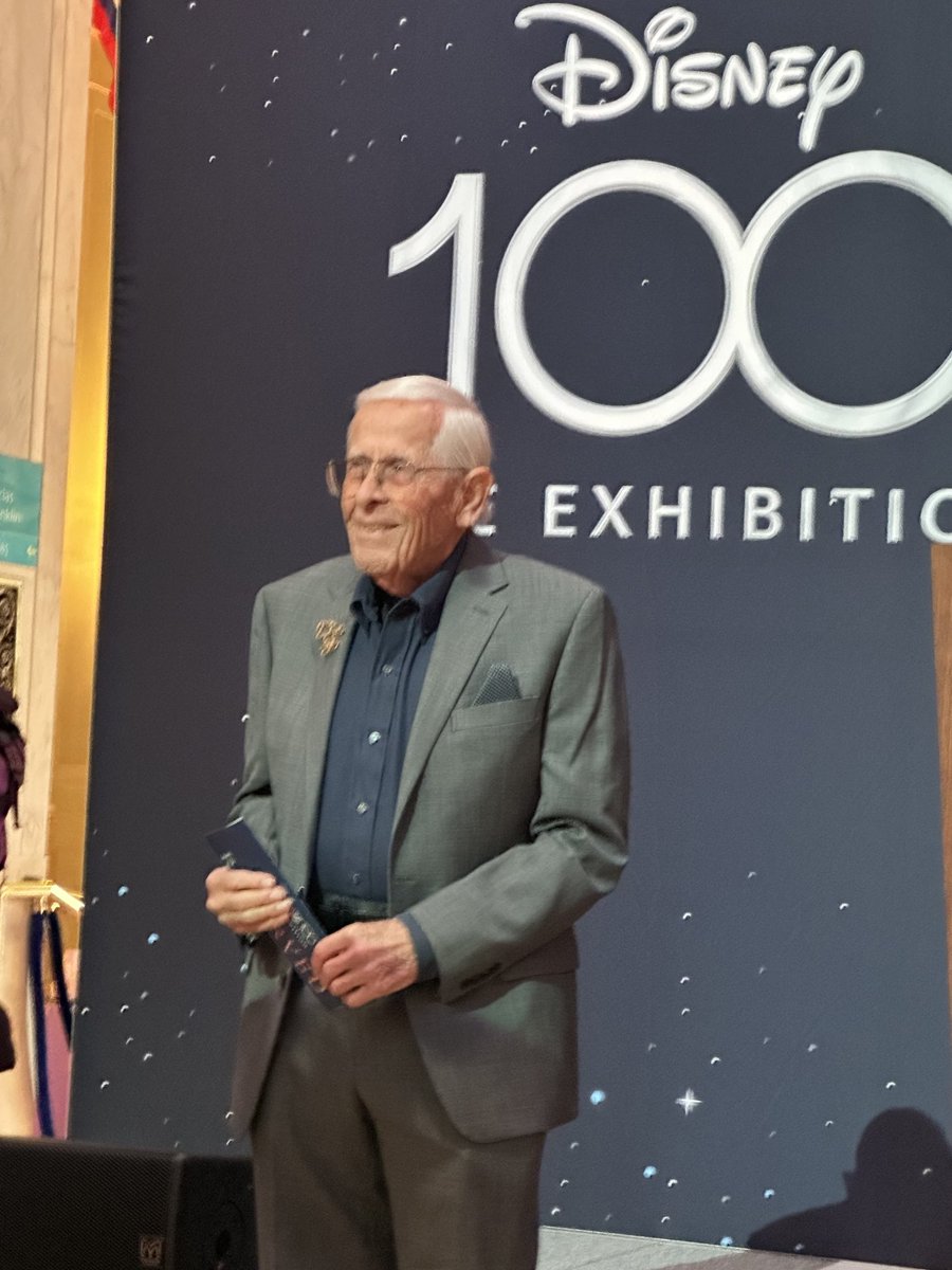 #DisneyLegend ⁦@TheFranklin⁩ for the global opening of #Disney100 The Exhibition #Disney