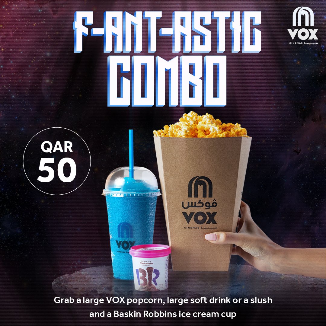 VOX Cinemas QAT on Twitter "A FAntastic Combo fit for a superhero