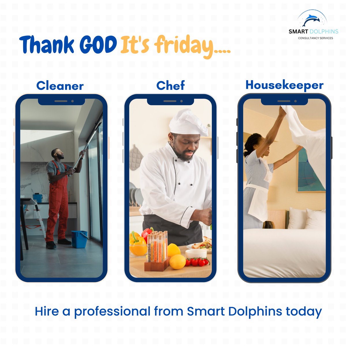 _smartdolphins's tweet photo. Ready to reclaim your weekends and spend more quality time with your loved ones? Let Smart Dolphins Consults take care of the housework with our top-notch cleaning, cooking, and housekeeping services. From sparkling clean floors to delicious home-cooked meals, we've got you! https://t.co/gd6KTNV9D5