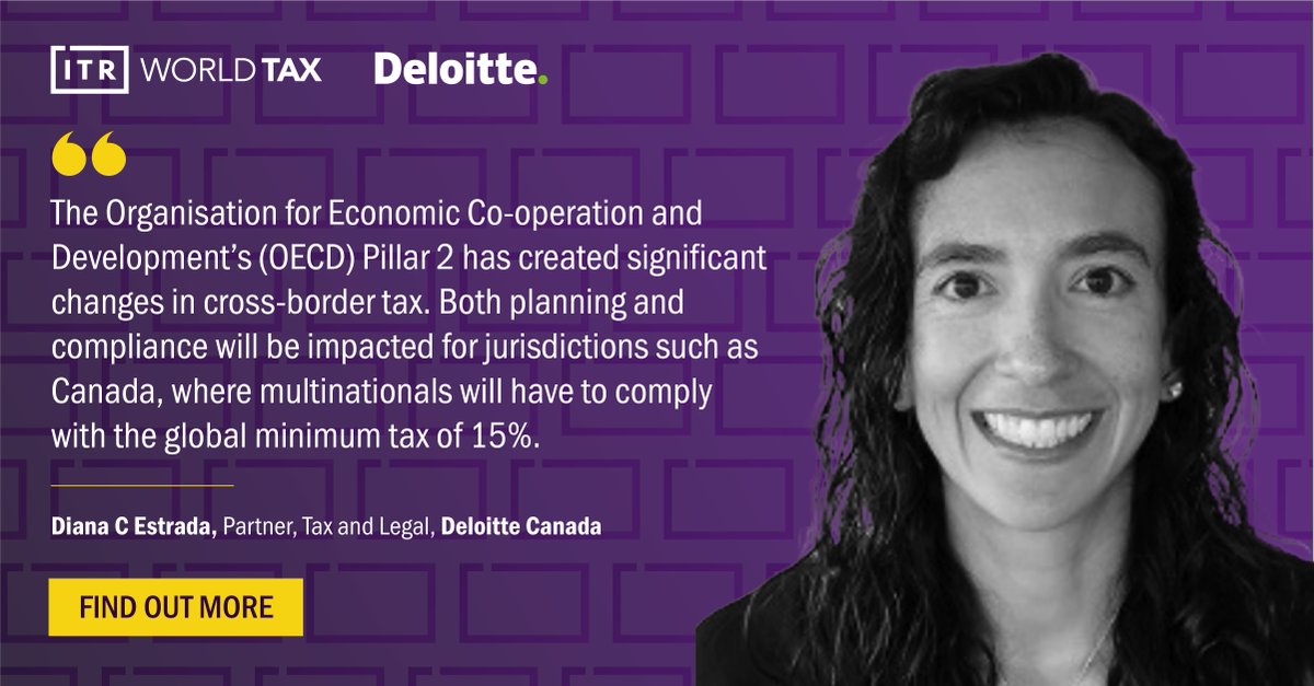 Tax Controversy Leaders Interviews

Interview with Diana C Estrada, Partner, Tax and Legal, <a href="/DeloitteCanada/">Deloitte Canada</a> spr.ly/60113cyrN
