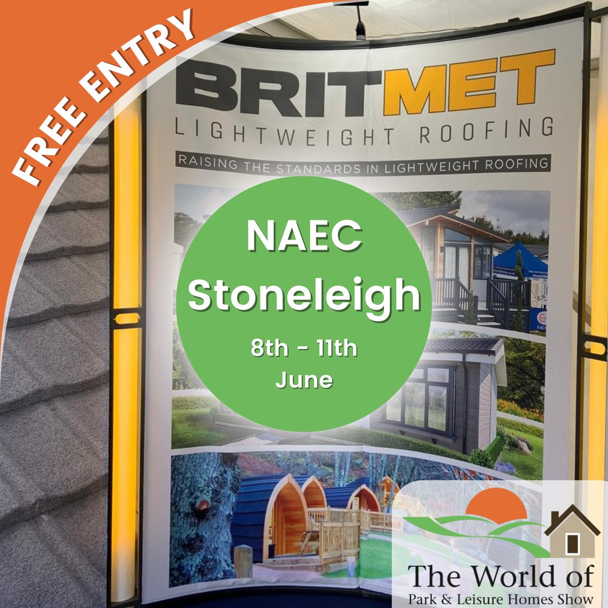 Britmet's tweet image. We&apos;re attending The World of Park &amp;amp; Leisure Homes Show 2023!

#thebritmethod #parkandleisurehomeshow #parkandleisurehomeshow2023 #stoneleigh2023