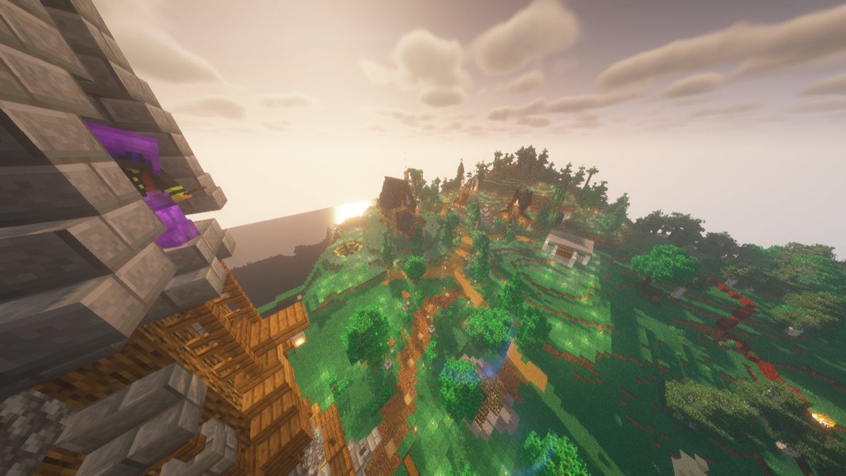 RexBeeServer's tweet photo. "Foreland of Wishes" from the Tower
#Minecraft #minecraftbuilds #MinecraftServer https://t.co/0Hg1WB4Cuc