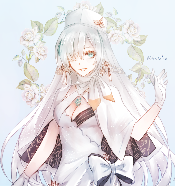 アナスタシア(Fate) 「ご覧の通り銀髪碧眼が好きです。 」|ルリ(Ruri)👗💎のイラスト