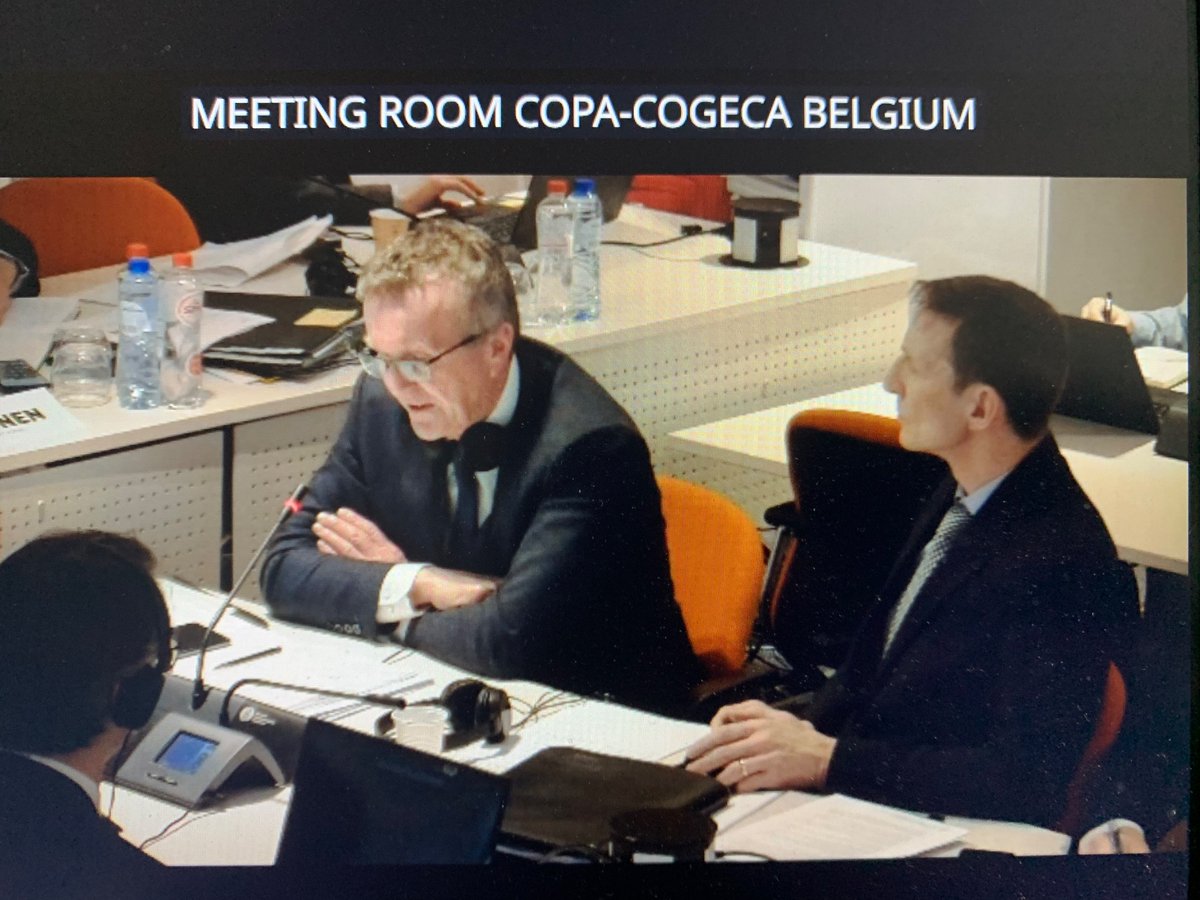 jwojc's tweet image. I'm participating in the @COPACOGECA Praesidia, during which the following main issues are discussed:

▪️current situation in agriculture
▪️implementation of #NewCAP Strategic Plans
▪️reflexion on the CAP post 2027 process, including crisis management, increased CAP budget.

/1