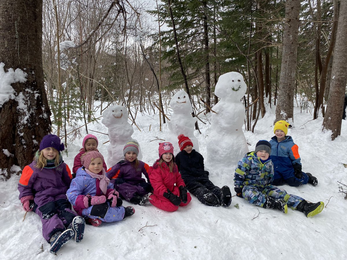 Major construction happening and an excellent lesson on tall, taller and tallest! ⛄️☃️❄️
