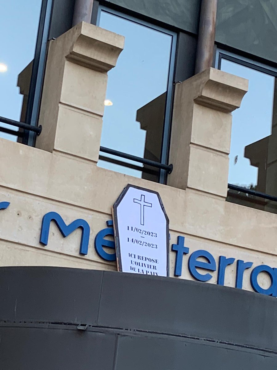 😀 #Insolite #bouvine
À la suite de la manifestation pour la défense de la #ruralité, trois oliviers ont été déposés ce matin à #Montpellier. (Source : Objectif Gard).
<a href="/MLMontpellier/">Midi Libre Montpellier</a> <a href="/myMetropolitain/">MÉTROPOLITAIN</a> <a href="/YPo_Midilibre/">Yannick Povillon</a> <a href="/j_aficionados/">Jeunes Aficionados</a>
➡️ vu.fr/oXAI