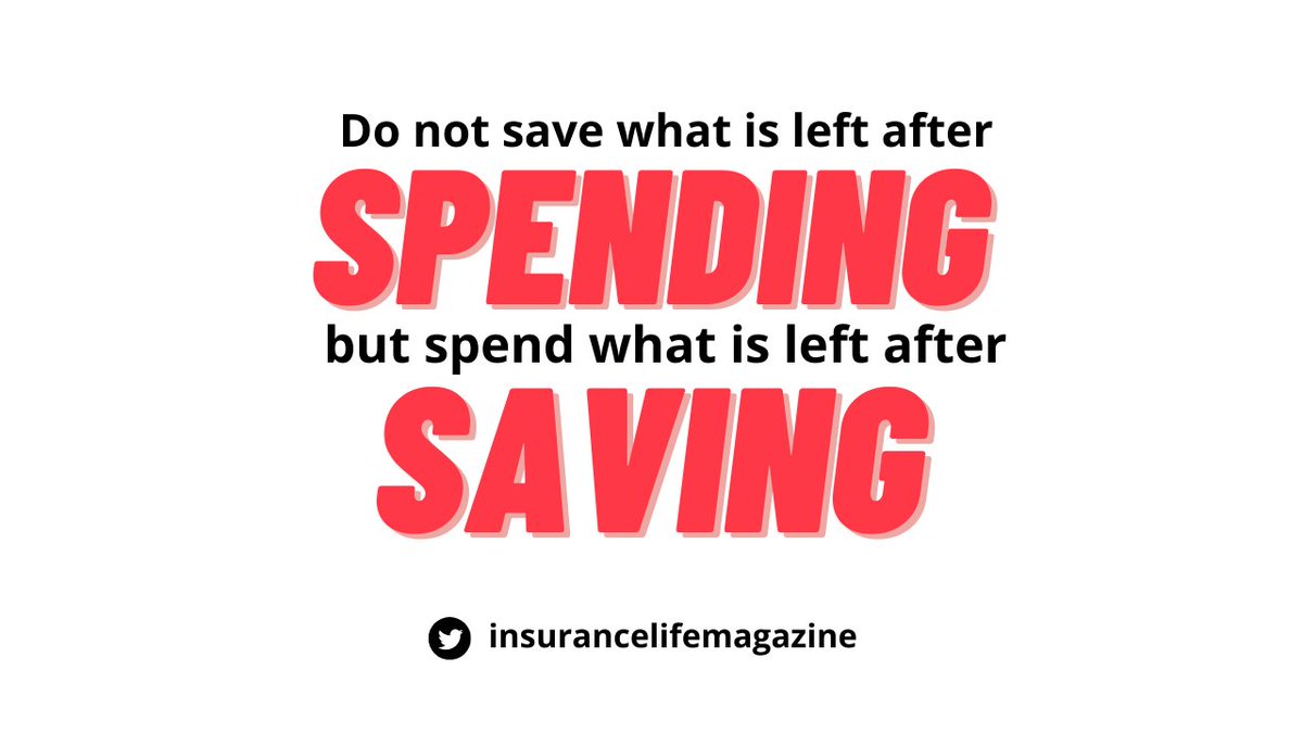 Take care of your future. Keeping a balance between spending and savings is necessary for a secured future.

#future #earning #savings #insurance #lifeinsurance #securedfuture