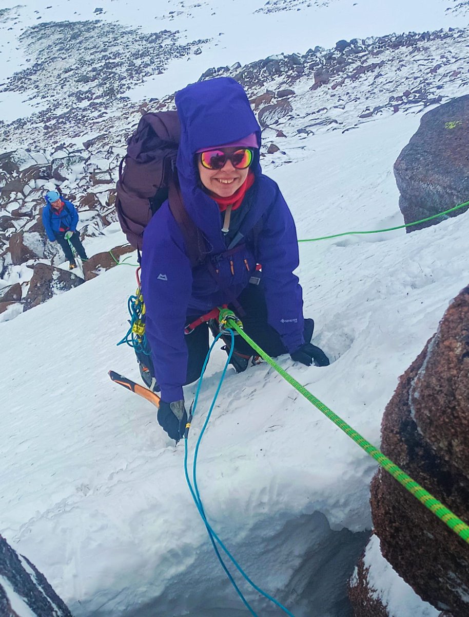 glenmorelodge's tweet image. This week's winter mountaineering course out on the remaining snow! 

Even though it may not look like much when you're below the hills, many areas still have hard and slippy patches that require the right equipment and skills to manage safely #ThinkWINTER 

📷 Jonty Mills