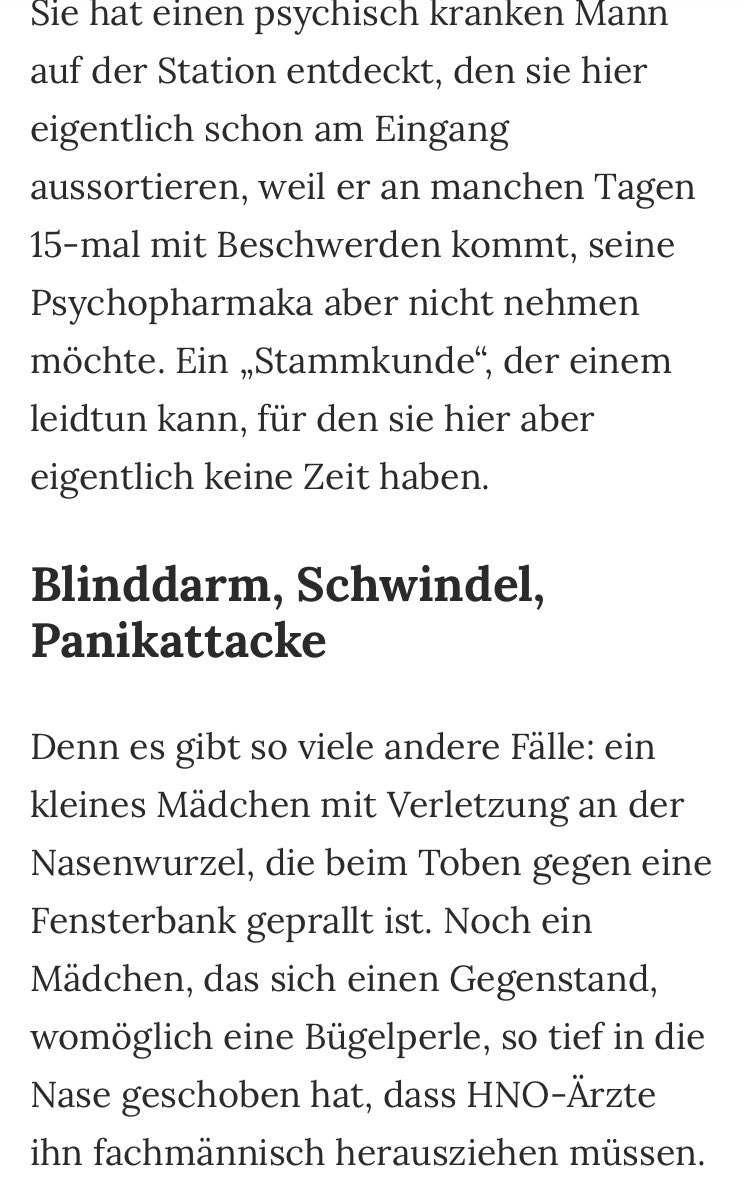 ItsAnniRoc's tweet photo. Starke Reportage von @m3baars über den Wahnsinn am Freitagnachmittag in der Notaufnahme des Osnabrücker Marienhospitals. https://t.co/9olkAU9HiF