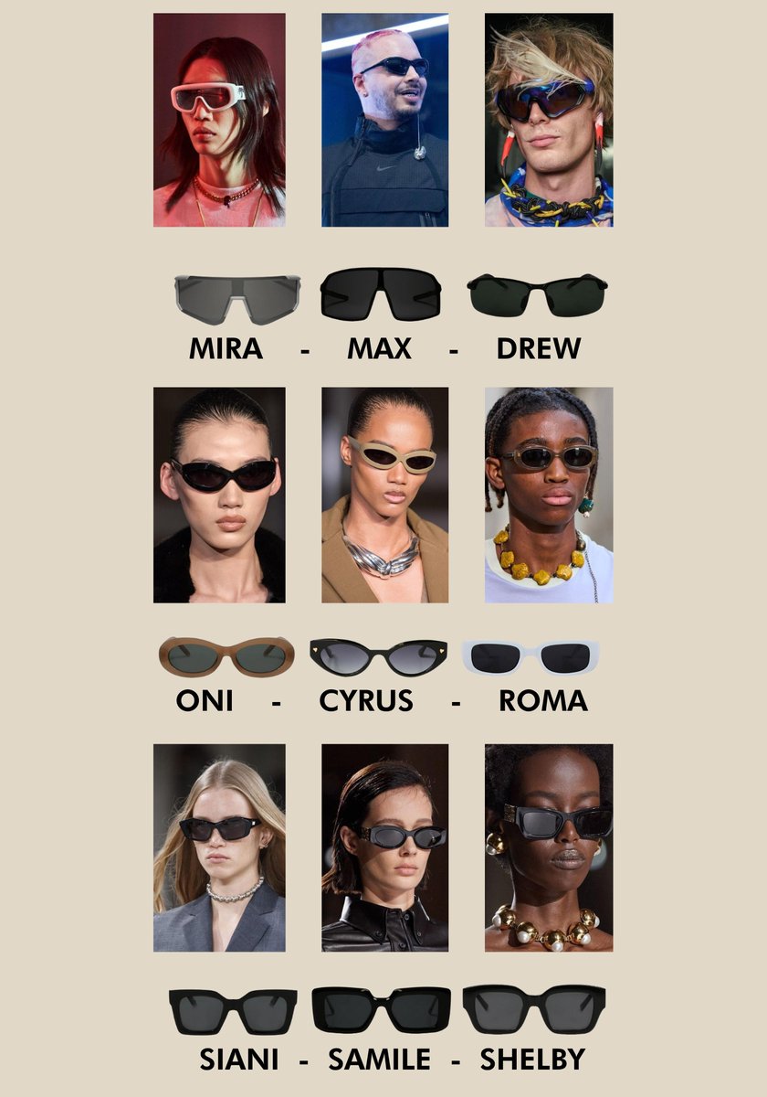 Superfinewear's tweet image. 2023 SUNGLASSES TRENDS...

Shop these styles at superfine.co.za

#trends #wgsn #trendforecast #eyewear #sunglasses #accessories #runwaytrends