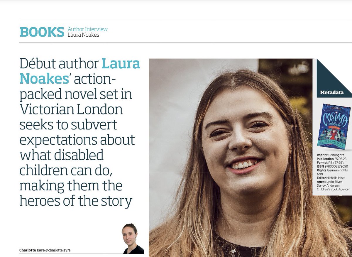 Dr Laura Noakes (@lauranoakes) on Twitter photo OVER THE MOON to be interviewed by <a href="/CharlotteLEyre/">Charlotte Eyre</a> in <a href="/thebookseller/">The Bookseller</a> today. Cosima Unfortunate Steals a Star is a ‘one to watch’! The biggest thank you to my superstar agent <a href="/LydiaRSilver/">Lydia Silver</a> + the incredible <a href="/HarperCollinsCh/">HarperCollins Children's Books</a> team. I will now spend the rest of today happy dancing. OVER THE MOON to be interviewed by <a href="/CharlotteLEyre/">Charlotte Eyre</a> in <a href="/thebookseller/">The Bookseller</a> today. Cosima Unfortunate Steals a Star is a ‘one to watch’! The biggest thank you to my superstar agent <a href="/LydiaRSilver/">Lydia Silver</a> + the incredible <a href="/HarperCollinsCh/">HarperCollins Children's Books</a> team. I will now spend the rest of today happy dancing.
