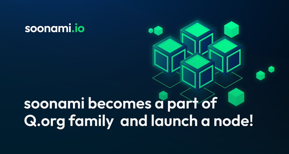 We are proud to support Q.org mission of making Web3 governance more decentralized and are happy to announce the launching soonami.io node to secure <a href="/QBlockchain/">Q Blockchain</a>! 🗳️

#web3 #governance #blockchain