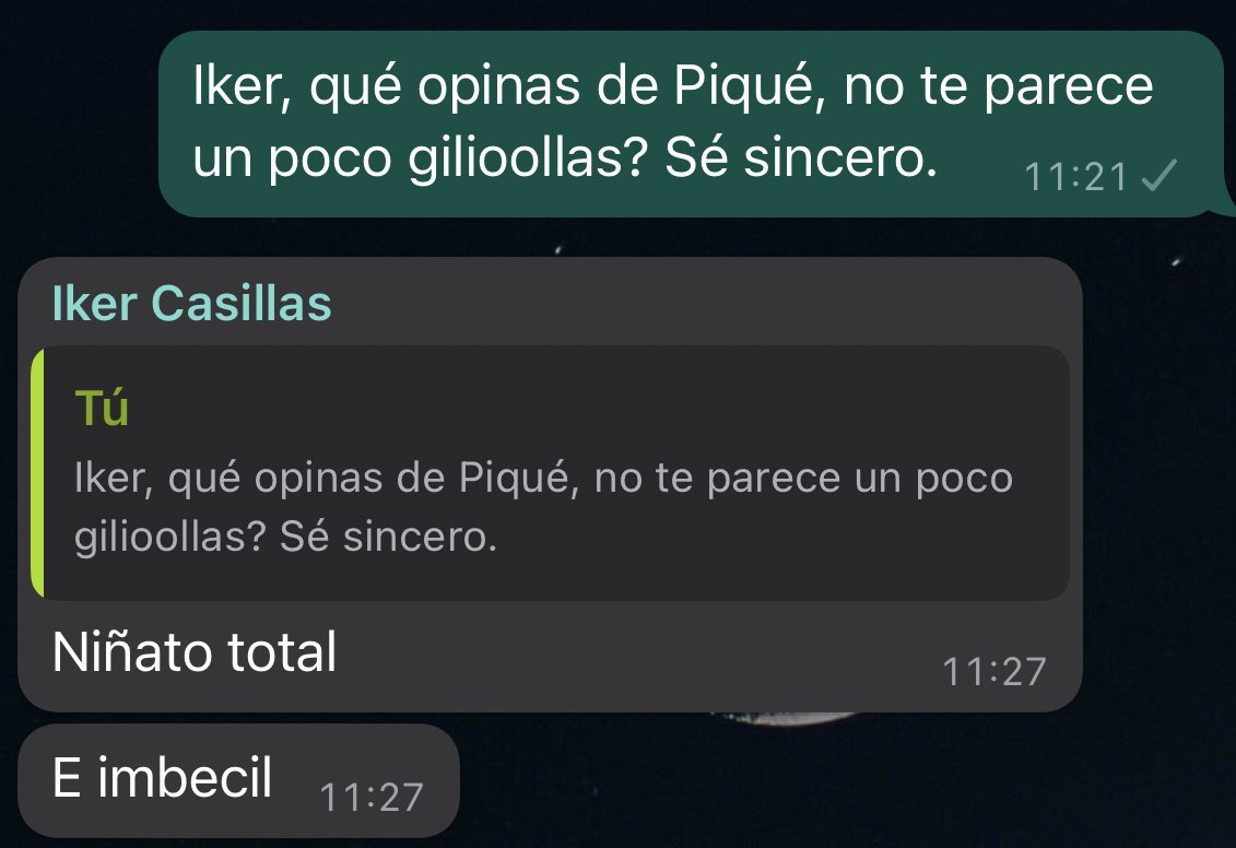Casillas hoy se levantó amable.