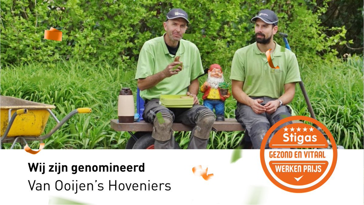 VOH_Appeltern's tweet photo. Genomineerd voor de Stigas Gezond en Vitaal Werken Prijs!
Deze prijs wordt jaarlijks uitgereikt aan een bedrijf dat serieus werk maakt van gezond, veilig en vitaal werken. Erkenning, inspiratie en de winst van ‘werken aan duurzame inzetbaarheid’ zichtbaar maken, daar gaat het om! https://t.co/4fZIG9BdtG
