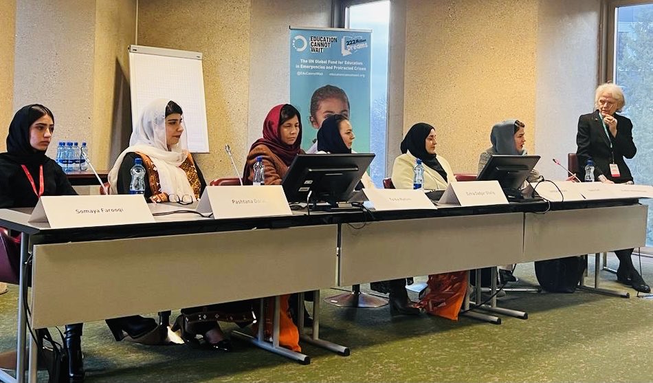 Inspiring <a href="/EduCannotWait/">Education Cannot Wait</a> #AfghanWomenSpeakOut panel. #girlseducation . <a href="/Fawziakoofi77/">Fawzia Koofi</a> <a href="/bandanarana2014/">Bandana Rana</a> <a href="/BarakPashtana/">Pashtana Zalmai Khan Durrani پښتنه درانی</a> <a href="/khatira_amin/">Khatira Amin</a> <a href="/JamilaAfghani/">Jamila Afghani</a> <a href="/JSHerbertson/">Judith Herbertson</a> <a href="/J_NhanOreilly/">Joseph Nhan-O'Reilly 🇺🇦</a> #ZuhraDadgarShafiq #TaibaRahim #SomayaFarooqi