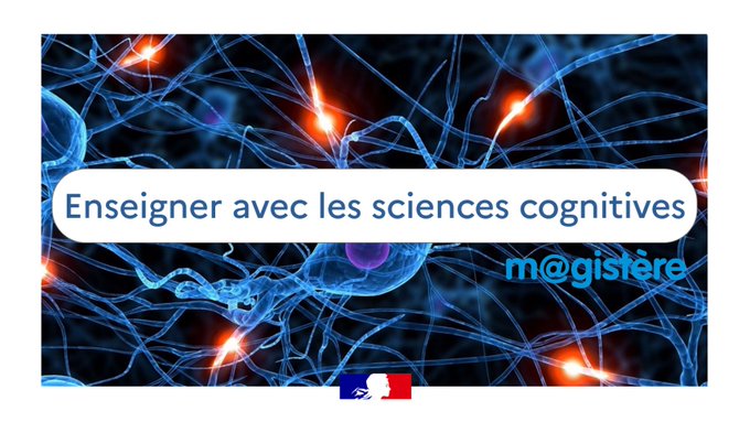 Eduscol's tweet photo. 🔎 Le cycle des 7️⃣ formations traitant des #SciencesCognitives de l'apprentissage est intégralement publié. Ces formations éclairent les modalités pédagogiques de l'enseignement à partir des connaissances sur les mécanismes cérébraux de l'apprentissage.
👉https://t.co/3ZPpe0NS2q https://t.co/lOxHt4C4lU