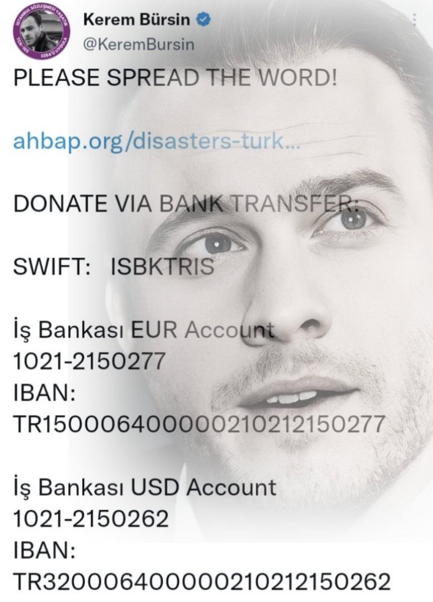 RosaPozoMoreno1's tweet image. PLEASE SPREAD THE WORD!!!
#HelpTurkeySyria #KeremBürsin