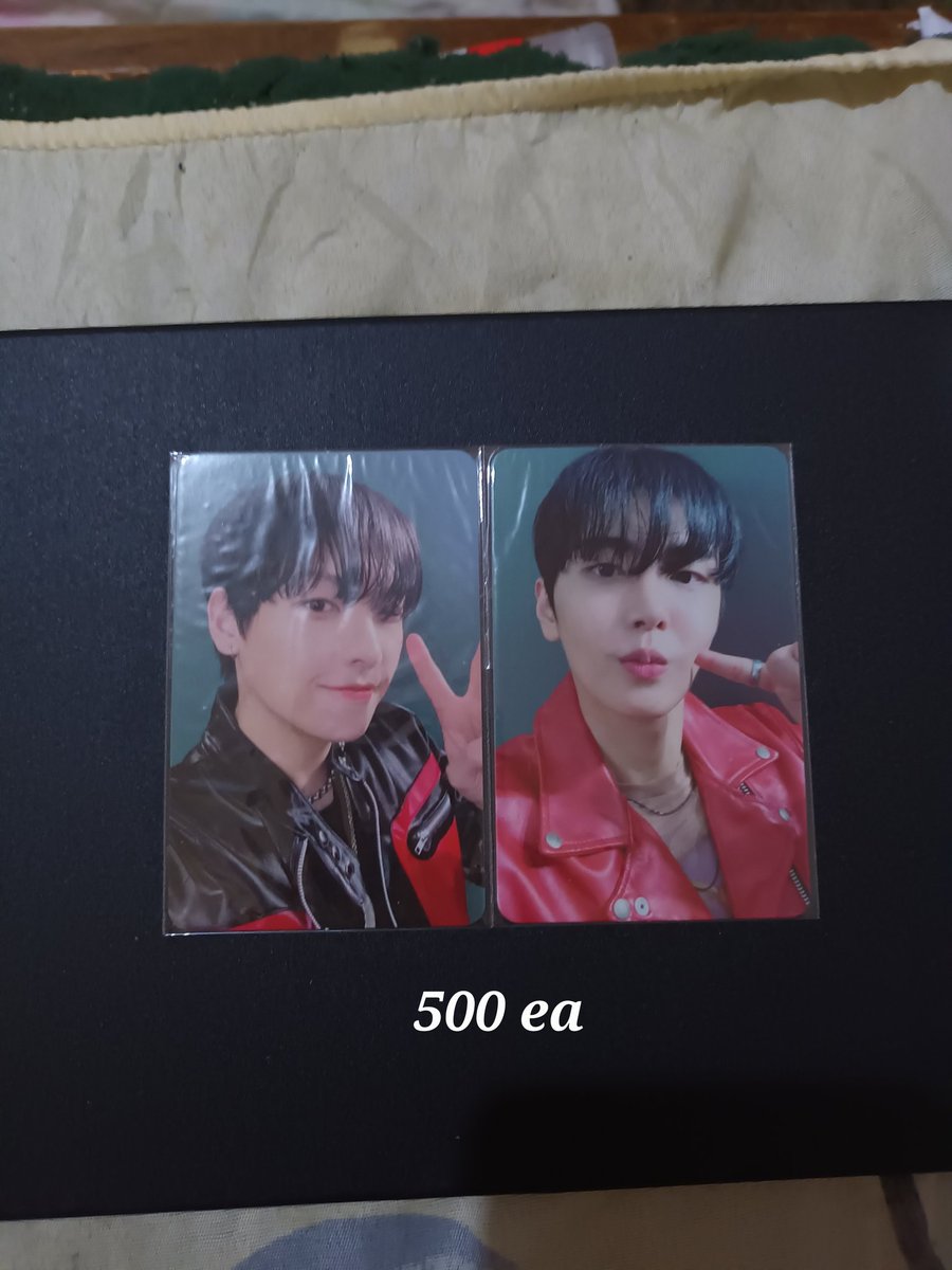 FantasyCafe9's tweet photo. WTS/LFB NCT SF9 
ROWOON PC 250 
TAEYANG KIHNO 500 
OTHERS ARE ALREADY STATED 
LESS 50 pesos each pc 
MOP:Gcash 
MOD: GGX direct (No sco)
With freebies (Onhands)
DM me if interested 
#LynnOnhands https://t.co/1bdJjIUw6l
