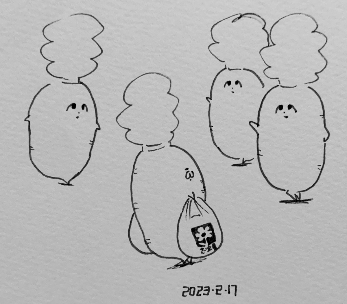 久しぶりにマンドラ村へ帰郷するマンドラゴラ 
