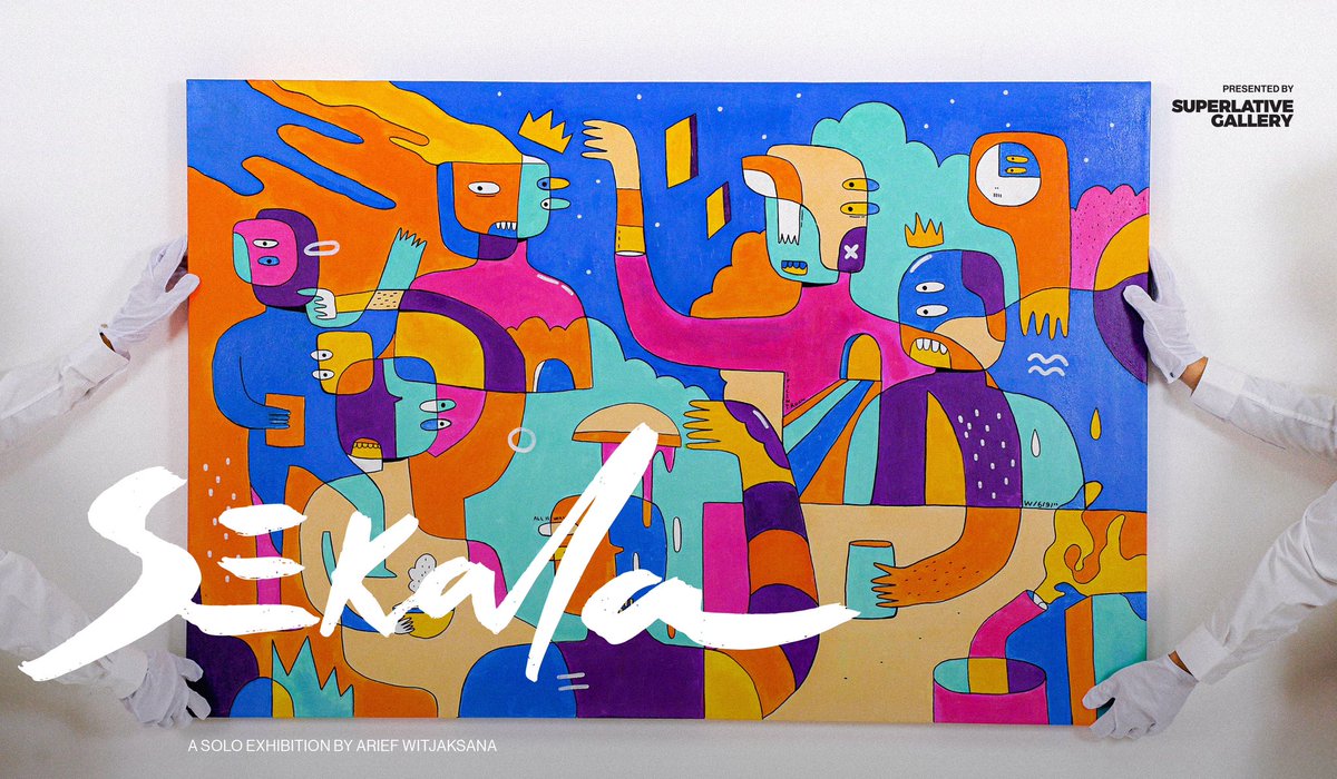 SuperlativeSS's tweet photo. GM!☀️

Are you ready for SEKALA, @AriefWitjaksana Solo Exhibition at @sssgallery? 

24FEB for VIPs, 25FEB-2MAR for Public

16 Witjk Phygital Artworks will be auctioned on 23-25 FEB https://t.co/qlebT0iigK