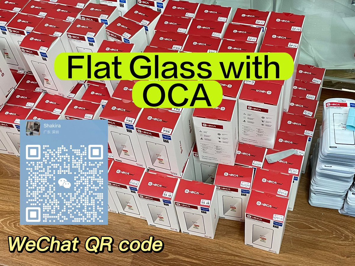 G+OCA Pro 

▪️ Touch Glass with OCA
▫️ Flat/Curved Glass with OCA
▪️ Tablet Glass with OC

#gocapro
#lcdrepair
#phonerepair
#touchglass