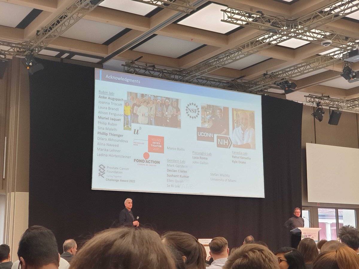 CancerToolsOrg's tweet photo. We have been enjoying our time at the #AEKCancerCongress! Today is the final day and we kicked it off with an insightful session by Mark Rubin from the University of Bern, on the critical nature of minor intron splicing for survival of lethal #prostatecancer 💡 https://t.co/8k4nQG1Rkz