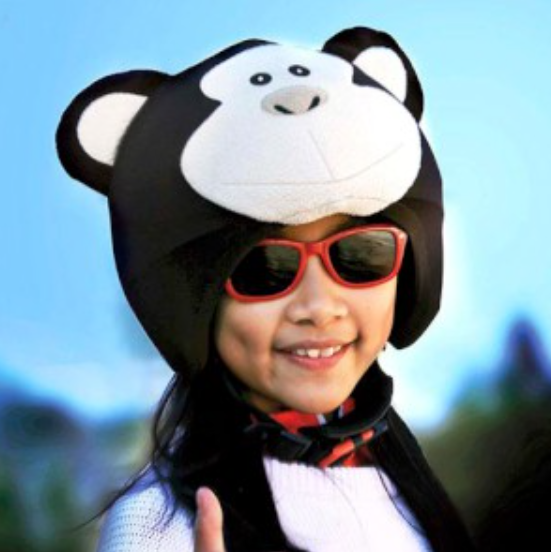 Do you have a little monkey? Spot them easily on the slopes with a fun monkey helmet cover. Take a look at our range of novelty helmet covers - kids go bananas for them! buff.ly/3XEoTC0