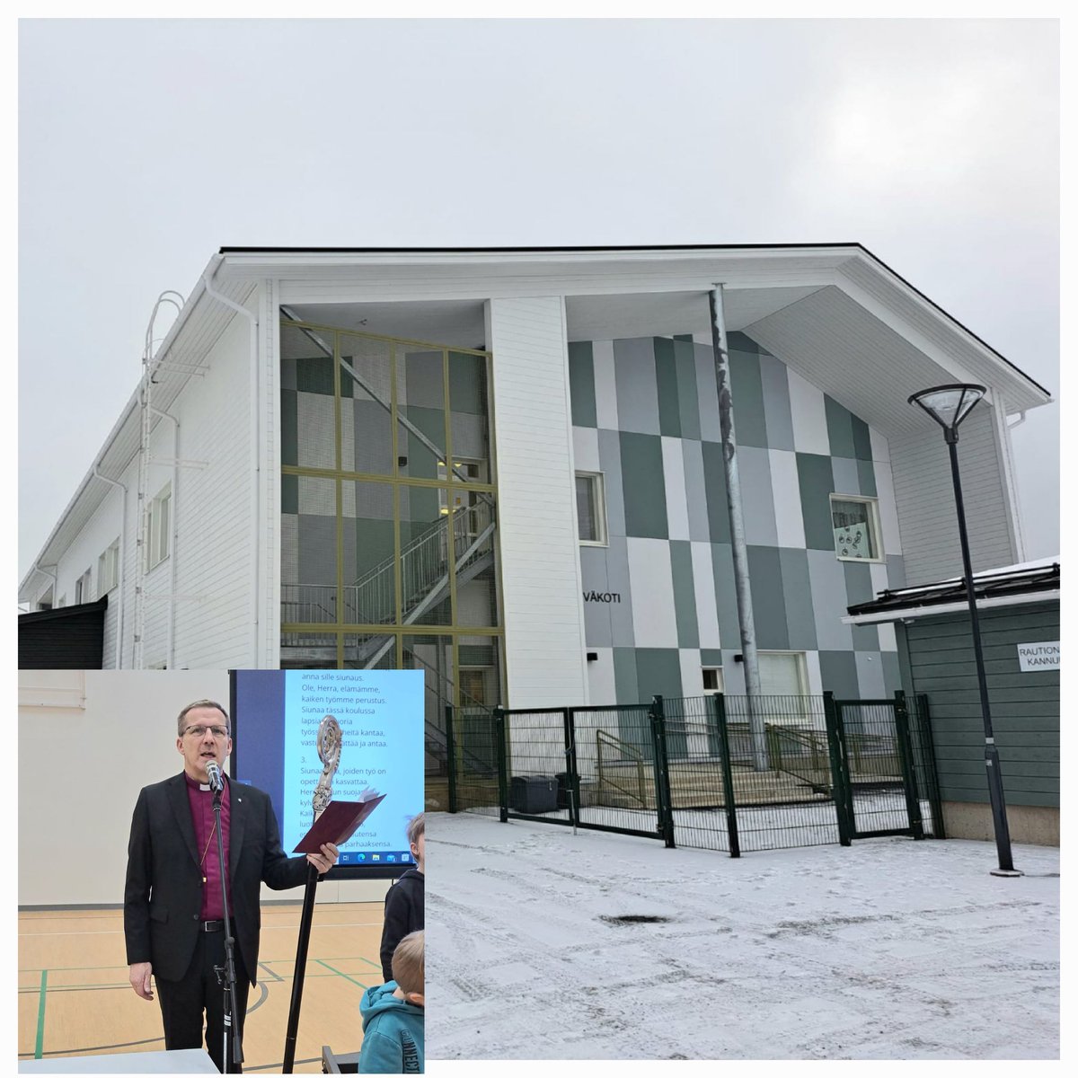 Vuoden kylässä 2022 <a href="/RautionKyla/">Raution kylä, Kalajoki</a>'ssä oli tänään juhlahetki, kun uusi monitoimitalo, koulu ja päiväkoti siunattiin käyttöön osana Kalajoen seurakunnan piispantarkastusta. Rautio on upea ja aktiivinen kylä. <a href="/PetaistoHelena/">Helena Petäistö</a> <a href="/Kalajoki/">Kalajoki</a> <a href="/KalajokiMatka/">Kalajoen matkailu</a>