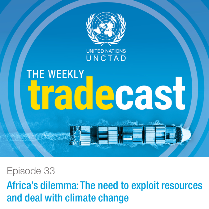 UNGeneva's tweet photo. Many African countries are among the most vulnerable to climate change, even though they emit a small share of global CO2.

New @UNCTAD #WeeklyTradecast looks at how they can balance the need to use natural resources &amp; deal with the climate emergency. https://t.co/yYqrtcT1li https://t.co/aNICXd3MhL