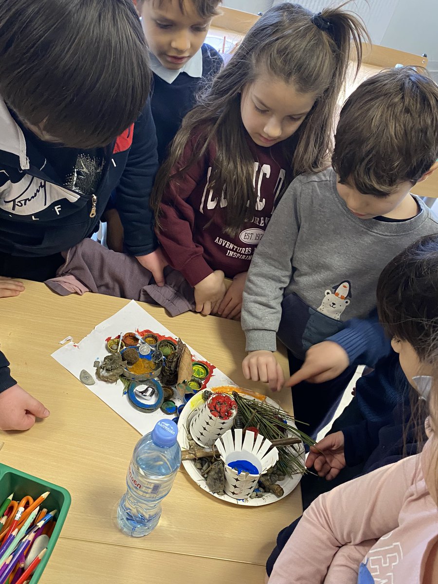 We finally came in from the cold to explain our creations to the rest of the class <a href="/BISTYear1J/">BIST Year 1J</a> #outdoorlearning #creative #outsideclassroom