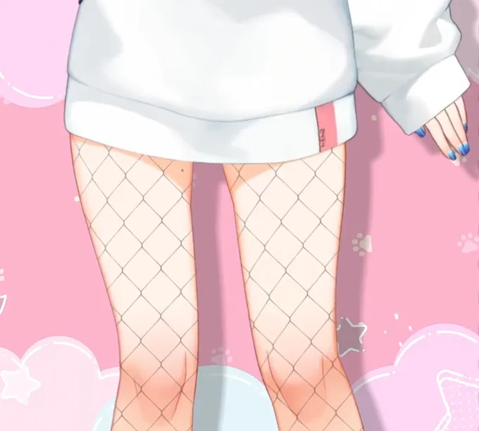 えっちぼくろ網タイツおいしそうなひざこぞうの三点セット 