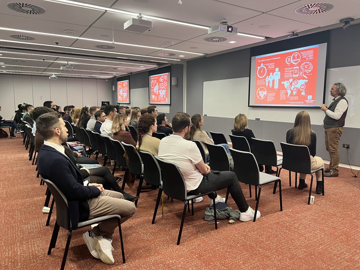 Frank Gunn-Moore giving the keynote talk at the 2023 Glasgow Life Sciences Symposium for Early Career Researchers <a href="/SIPBS_Strath/">StrathPharm&Bio</a> <a href="/UofGSMB/">School of Molecular Biosciences</a>