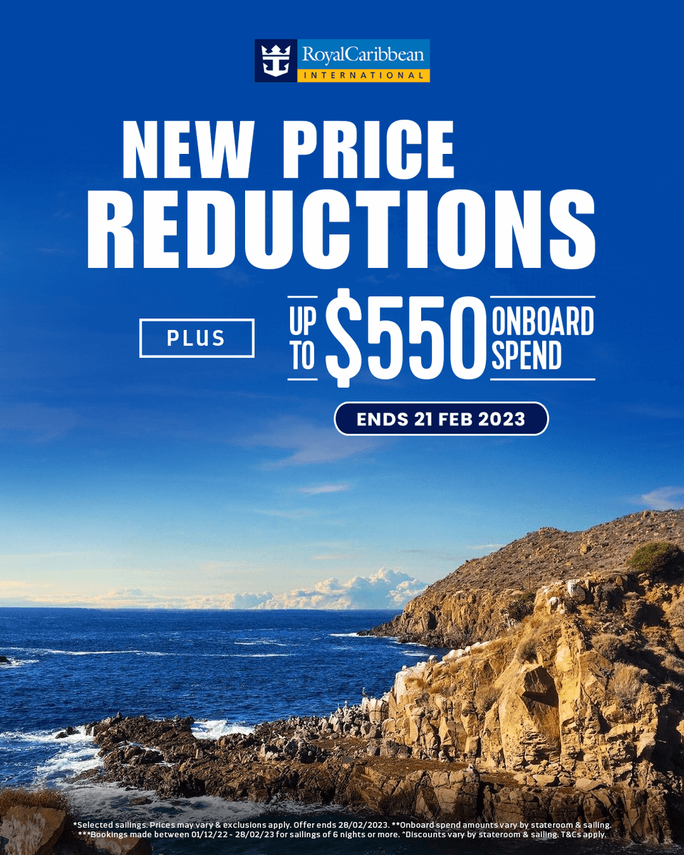 vivavoyageUK's tweet photo. Take advantage of our amazing price reductions and get up to $550 to spend onboard today!
#vacation #cruisetravel #cruiseDeals #Bucketlist #cruiseline #RoyalCaribbean #AnthemoftheSeas #SymphonyoftheSeas #ExploreroftheSeas #Europe #Southampton #cruisepromo #cruising #holiday https://t.co/rt5XsxMW3h