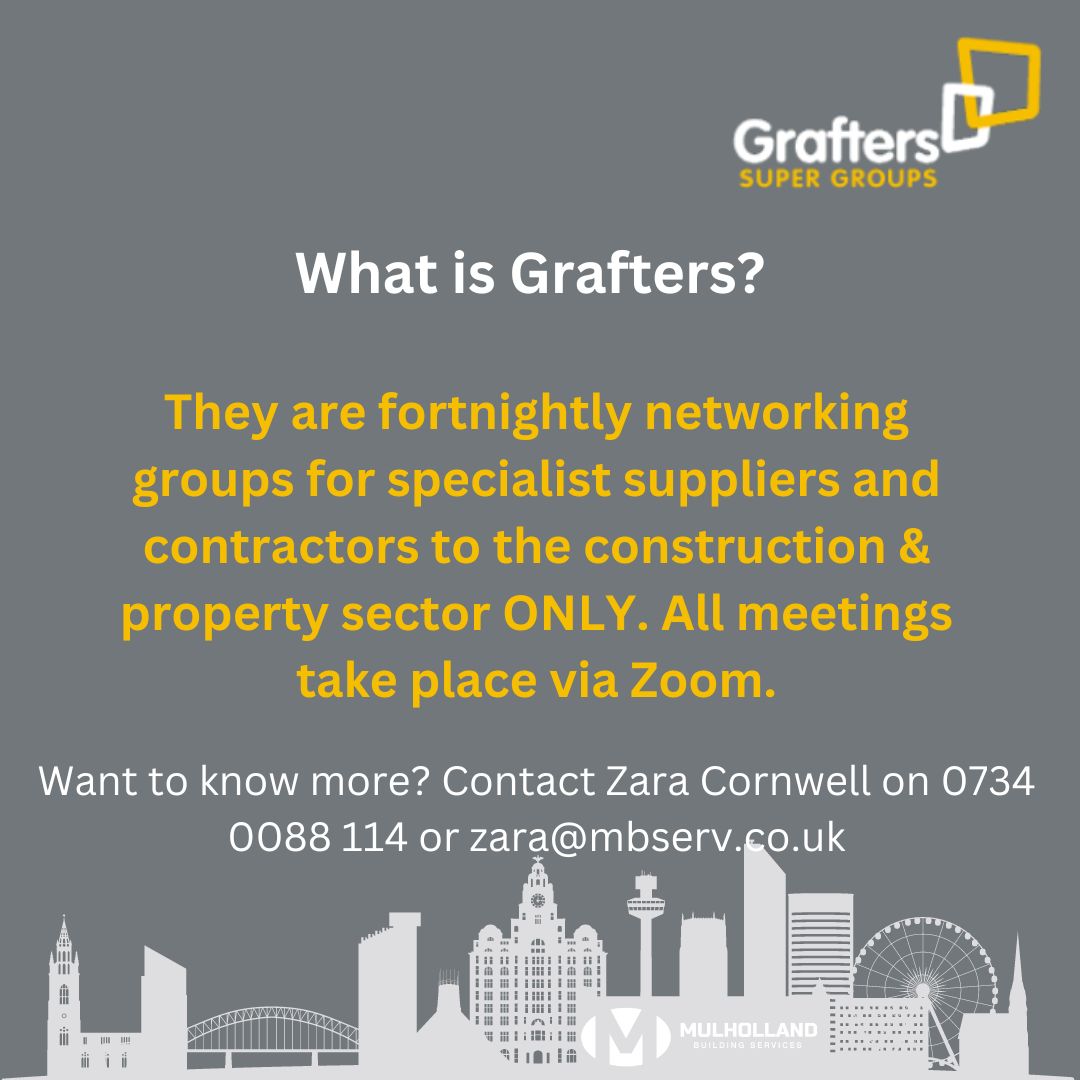 MBserv_Limited's tweet photo. Do you want to grow your business and meet likeminded people within the #construction and #property industry? 

Then join our next meeting on Thursday 23rd February at 8.30am - 9.45am on Zoom. 💻 

How? Email zara@mbserv.co.uk for an invite. 

@GraftersNetwork 
#networking https://t.co/WM7sN5CBer