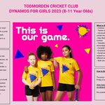Image for the Tweet beginning: 🏏 👧 Dynamos for Girls
