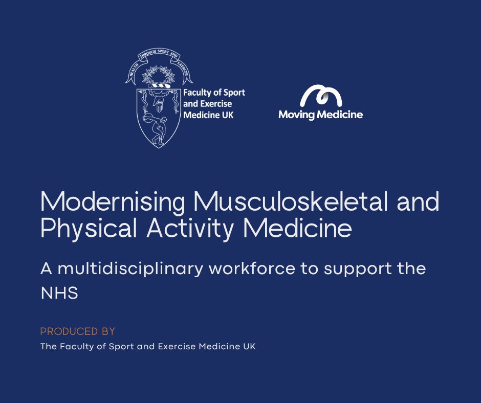 "The SEM skillset is central to support the MSK recovery plan and to build a bright future for MSK conditions"
Our new workforce planning report shows how SEM consultants can help the NHS reach its MSK and physical activity medicine goals
fsem.ac.uk/modernising-mu…