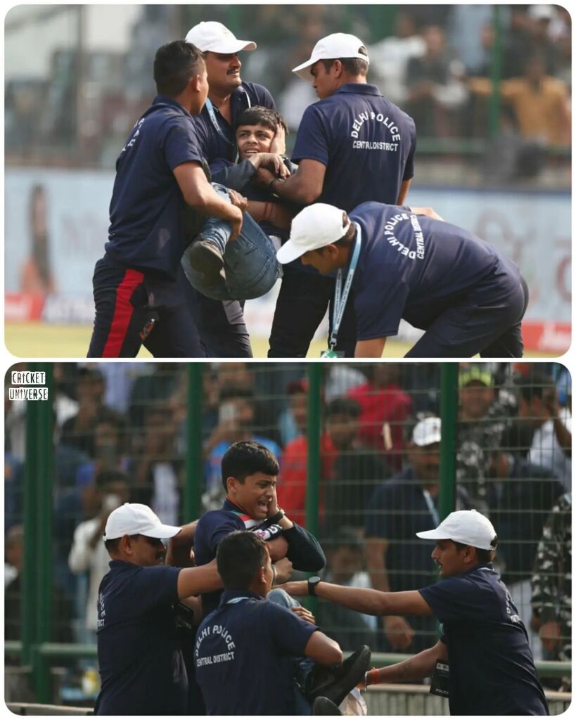 Cricket Universe on Twitter "Another pitch invader during the India vs