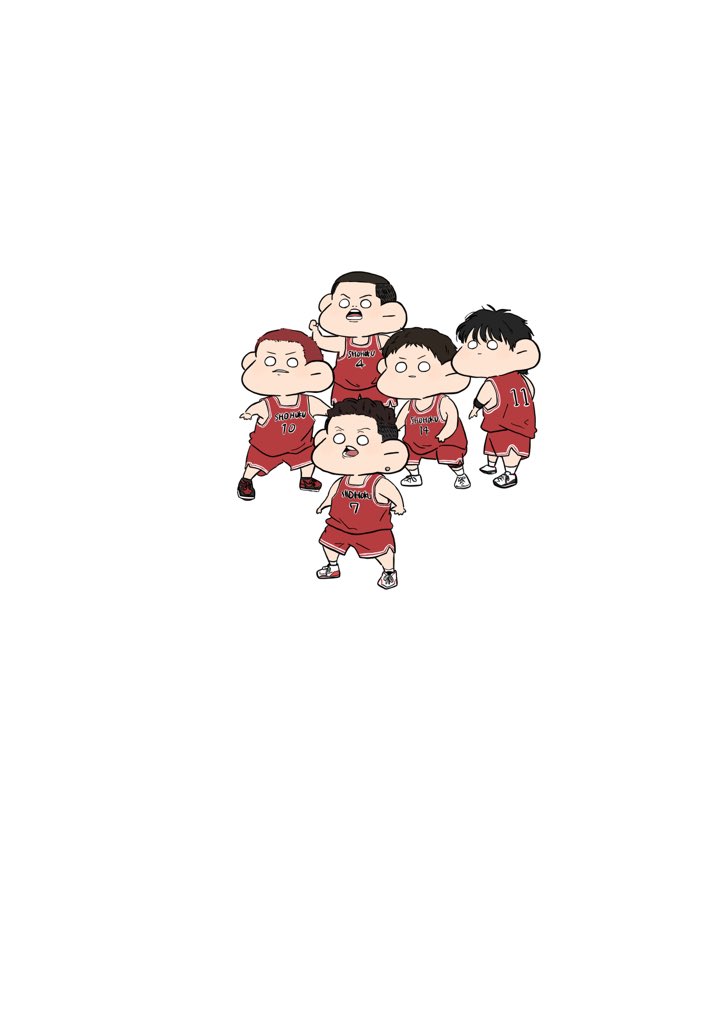 multiple boys sportswear male focus black hair chibi short hair white background  illustration images