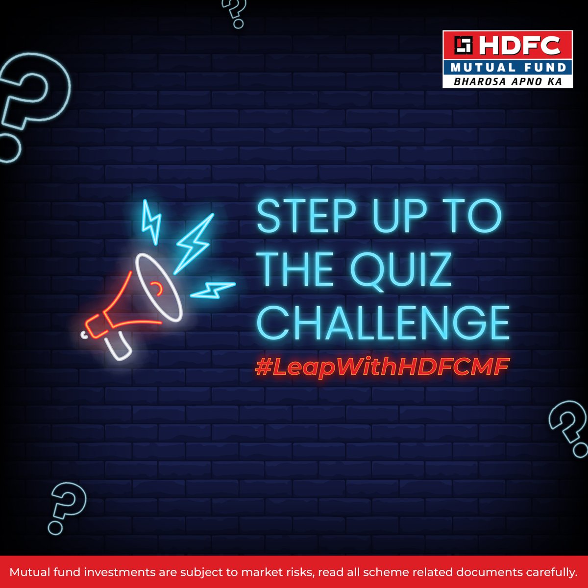 hdfcmf's tweet photo. Are you ready to tingle those grey cells?
Because we are back with another edition of the #FridayQuiz
Take a shot at this week's quiz here: https://t.co/vxf0JntVZ8
#HDFCMutualFund #HDFCMF #Quiz #QuizTime #FridayQuiz #LeapWithHDFCMF https://t.co/fExd2khFNh