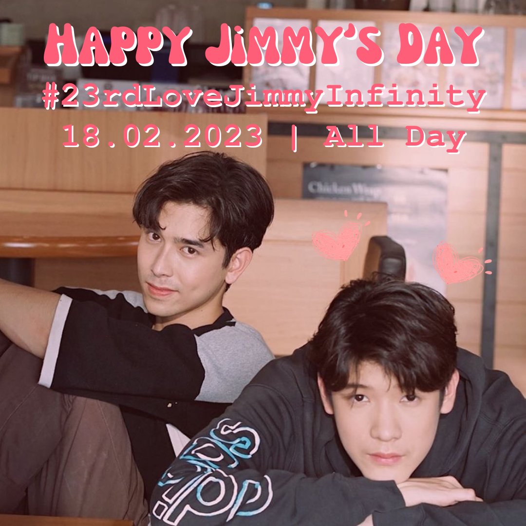 Mii2Rhythm's tweet photo. 💌 Let's celebrate 🎉HAPPY JIMMY's DAY🎂 with our wonderful &amp; lovely Jimmy 🥰

⏰Start 12 AM🇹🇭
🗓️18 February 2023 | All Day

👉🏻#.23rdLoveJimmyInfinity
 ✨🎁

มาร่วมอวยพรให้จิมมี่เจ้าน้องมี่ของพี่มี่กันนะค้าบ😘

#จมอ่านว่าจอมอ #jimmy_jimmoi #ลูกสมุนของจอมอ #Mii2 #ยาหอมของมี่ทู💛💚 https://t.co/bF7l9S8Aao