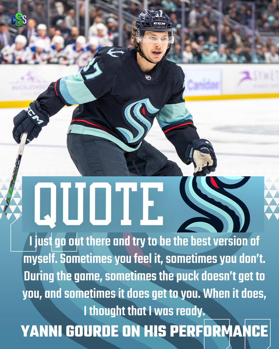 CirclingSports's tweet photo. Here are some notable quotes after last night's @SeattleKraken win over the @NHLFlyers!
Photos by @_LivLyons
#SeaKraken #SeattleKraken #FueledByPhilly #PHvsSEA #NHL #TheNextWave #FearTheDeep #KrakenHockey #PhiladelphiaFlyers #WillBorgen #YanniGourde #JaredMcCann https://t.co/0vLjkWw16v