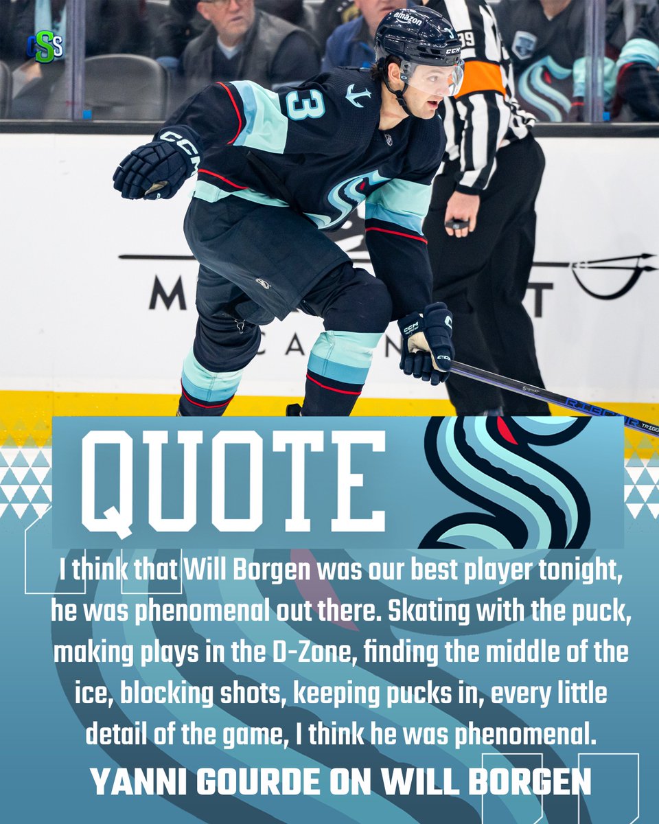 CirclingSports's tweet photo. Here are some notable quotes after last night's @SeattleKraken win over the @NHLFlyers!
Photos by @_LivLyons
#SeaKraken #SeattleKraken #FueledByPhilly #PHvsSEA #NHL #TheNextWave #FearTheDeep #KrakenHockey #PhiladelphiaFlyers #WillBorgen #YanniGourde #JaredMcCann https://t.co/0vLjkWw16v