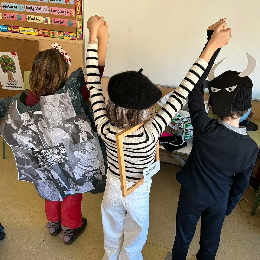 Tic, tac, tic, tac... "Pintar es otra manera de llevar un diario"  Picasso @ceiprufinoblanco #rufinoblanco #chamberi #carnaval #colegiospublicos #arte #pintura #Picasso #4primaria