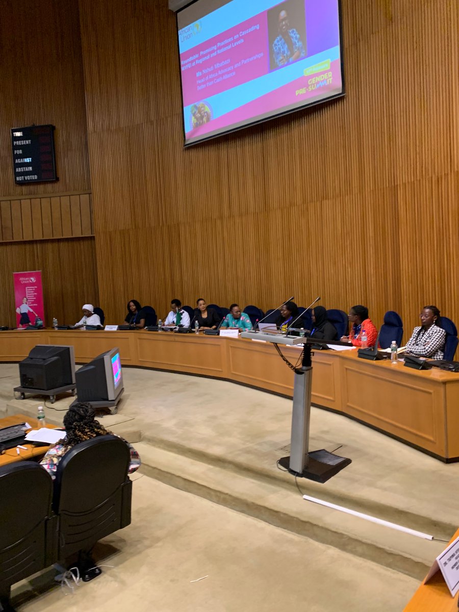BetterThan_Cash's tweet photo. The current roundtable is led by @BetterThan_Cash's @LucyMbabazi.
We are discussing promising practices & replicable mechanisms to cascade the Women and Youth Financial and Economic Inclusion Initiative at regional + national levels.
#WYFEI2030 #AUSummit #GenderPreSummit https://t.co/gNNL6fWDMV
