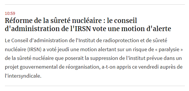 FiX7535's tweet photo. Motion d'alerte de l'IRSN !
#IRSM #nucleaire #EDF @gouvernementFR @suretenucleaire https://t.co/BF5ReK68Ie