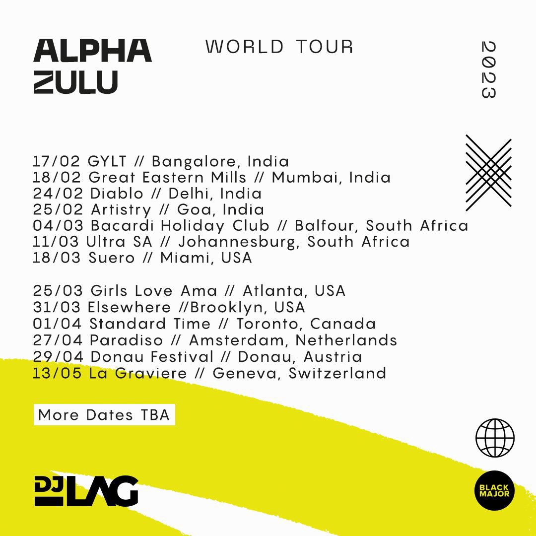 The Alpha - Zulu World Tour starts now! 🚨🗺️🚀🚨
First round of dates below with more TBA 🔜 

Shout out to my teams for making this happen - UK/EU <a href="/3feethi/">anthony</a> AMERICAS <a href="/_onthesly/">OTS Productions</a>, ROW @blackmajorsa
Photo by @travysowen
#international_pantsula🌎 #azworldtour
