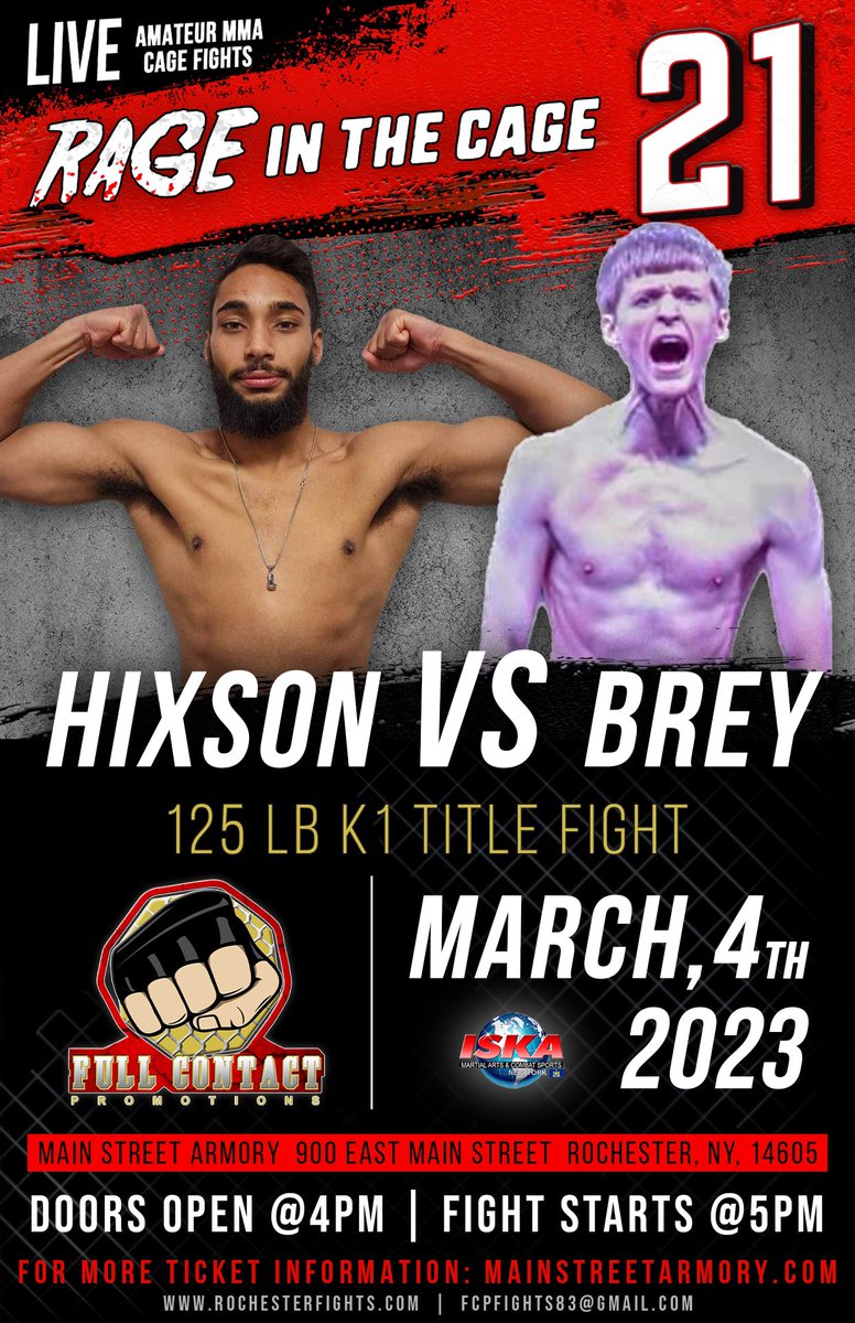 Rochesterfights's tweet photo. We will have 23 Action pack Fights March 4 2023 get your tickets now ! #MMA #RochesterNY #Mainstreammedien #ArmorWars #boxer https://t.co/N12MUxr6oH