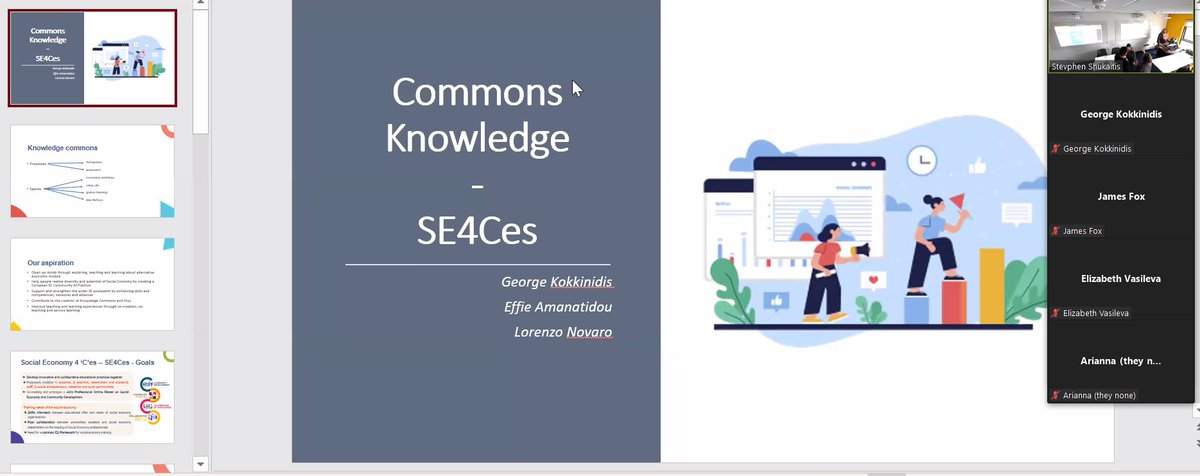 CoopsEurope's tweet photo. Our project officer Lorenzo Novaro @novalore is with partners of the @se4cesproject at the @Uni_of_Essex 🇬🇧 "COVER" event!

They are presenting the #SE4Ces work on "co-design" &amp; "commons" towards the new Social Economy teaching materials.

Follow online⬇️
https://t.co/ukue5nBgRI https://t.co/HoEp7vLv6p